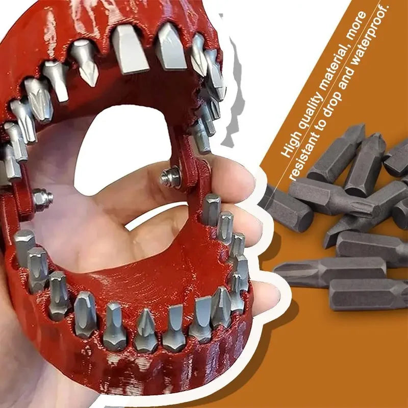 Denture Drill Bit Holder for Screwdriver - 1/4 Inch Hex Bit Adapter