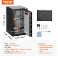 Secure Digital Safe Box with Key, Password & Fingerprint Lock - 4.0 Cu.Ft