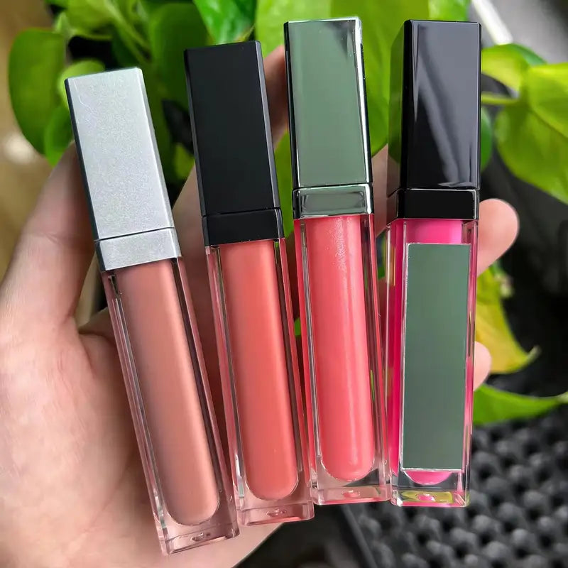 Matte Liquid Lipstick Wholesale Vegan Lip Gloss with Mirror Tubes - Long Lasting Waterproof