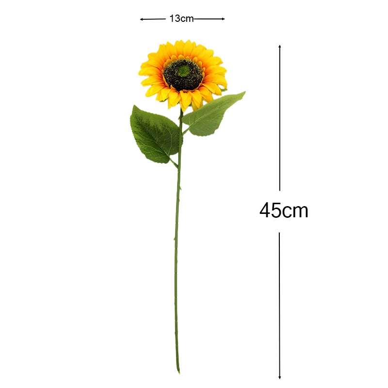 Artificial Sunflowers Bouquet Flowers for Home Garden Decor Wedding Party