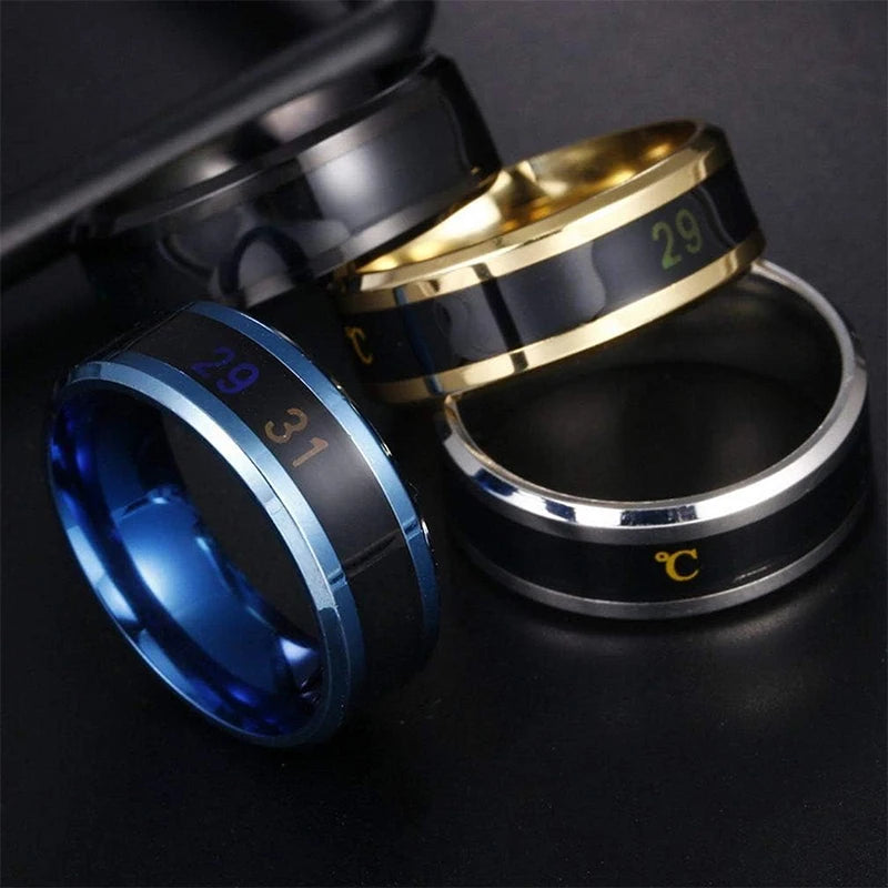 Smart Temperature Sensitive Ring Multifunctional Jewelry for Women & Men