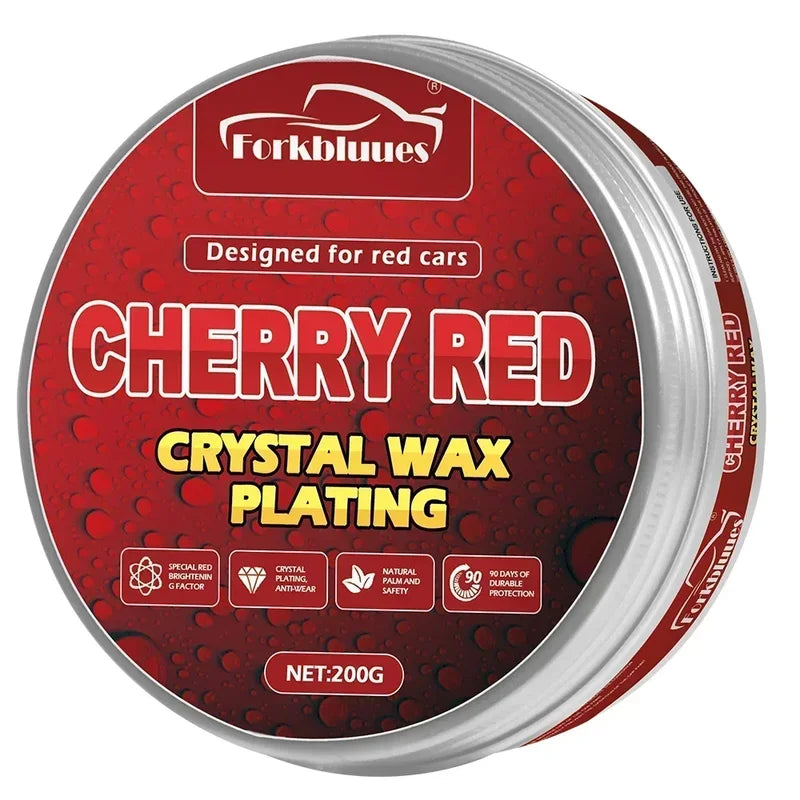 Car Wax Crystal Plating Set with Sponge - Hard Glossy Paint Protection & Tiny Scratch Repair