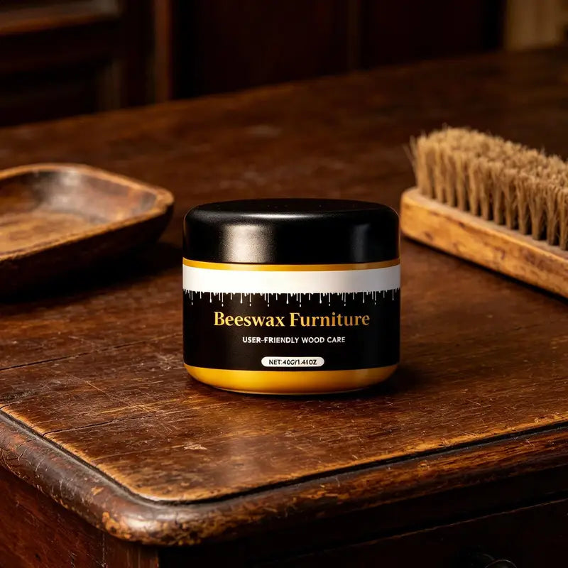 Beeswax Wood Restoration Wax for Furniture & Floors - 40g