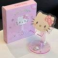 Pink Kawaii Cat Desktop Stand for Phones and Tablets - Oversized, Cute Office Organizer