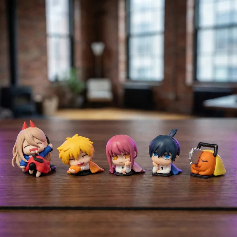 Chainsaw Man Action Figure Collection for Anime Fans - Multiple Colors