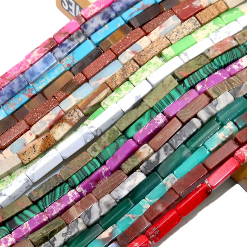 Natural Stone Beads for Jewelry Making - Aventurine, Tiger Eye, Agates, Jades, Spacer Beads