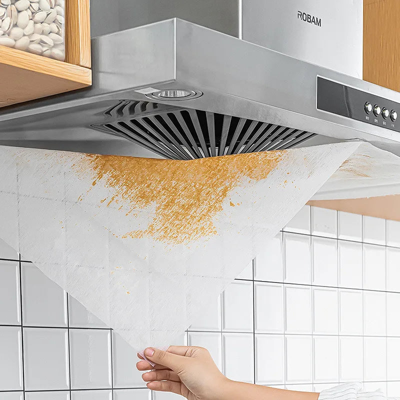 Range Hood Filter Paper 46cm x 5/10M Non-Woven Oil-Proof Disposable Filter