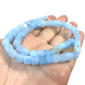 Natural Chalcedony Cube Beads 8x8mm Loose Square Spacer Stones for Jewelry Making