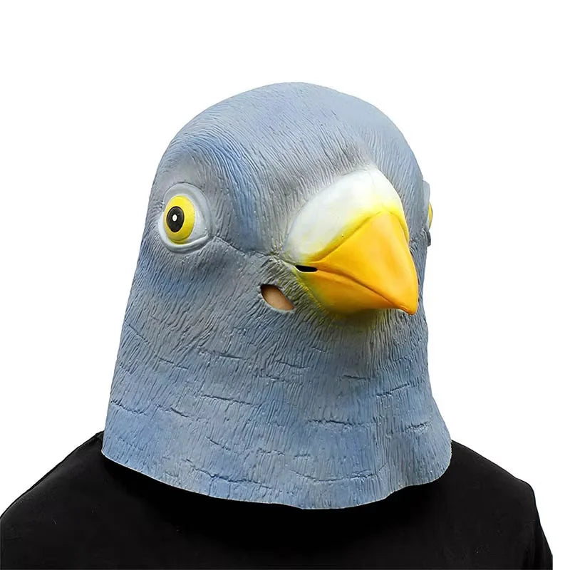 Realistic Dove Head Mask Animal Costume for Party Cosplay Halloween Rave