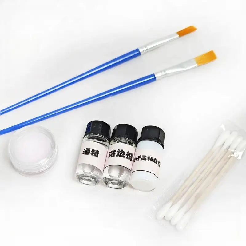 Silicone Fake Nose Kit Cosplay Prosthetic Nose and Chin Set for Special Effects Halloween