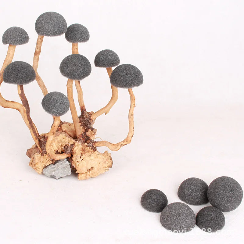 Aquarium Moss Tree Mesh & Sponge Decorations for Fish Tanks - Sturdy Mesh Pad