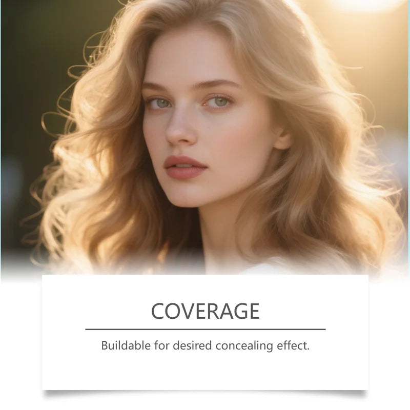 4 in 1 Liquid Foundation with Sun Protection - High Coverage, Waterproof, Matte Finish