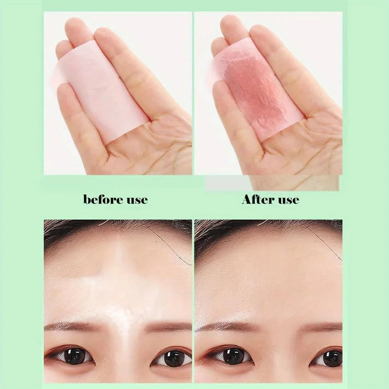 Portable Facial Oil Blotting Papers - Oil Control & Shine-Reducing Sheets