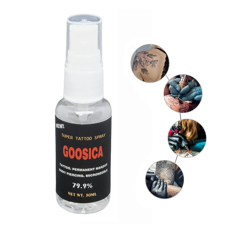 Tattoo Spray Secondary Spray for Permanent Makeup Microblading Piercing 30ml - Auxiliary Procedure