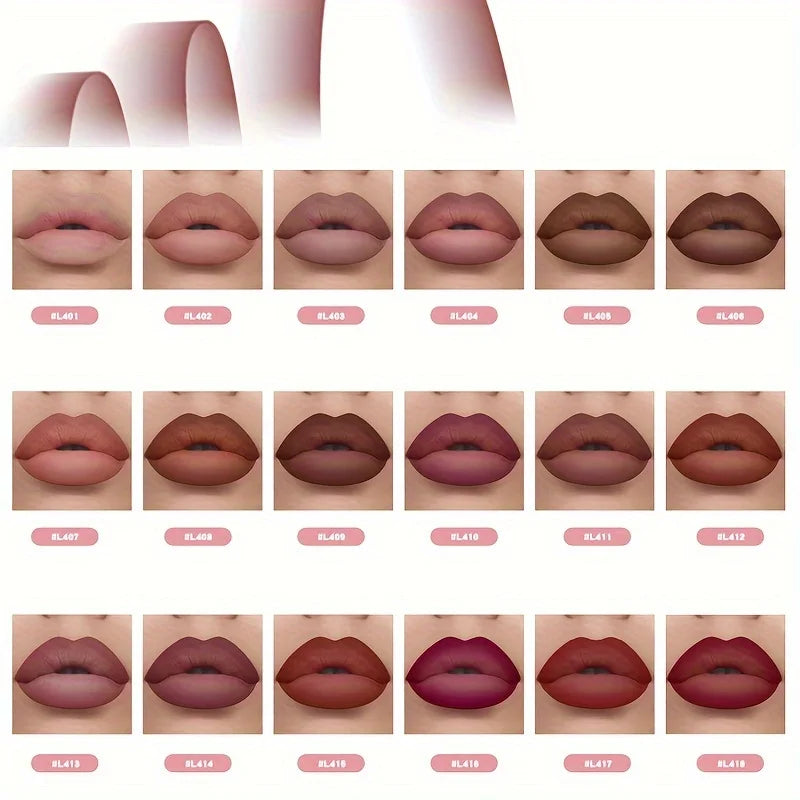 Velvet Matte Lip Liner Set 6 Colors Long-Lasting Non-Drying Lip Pencils