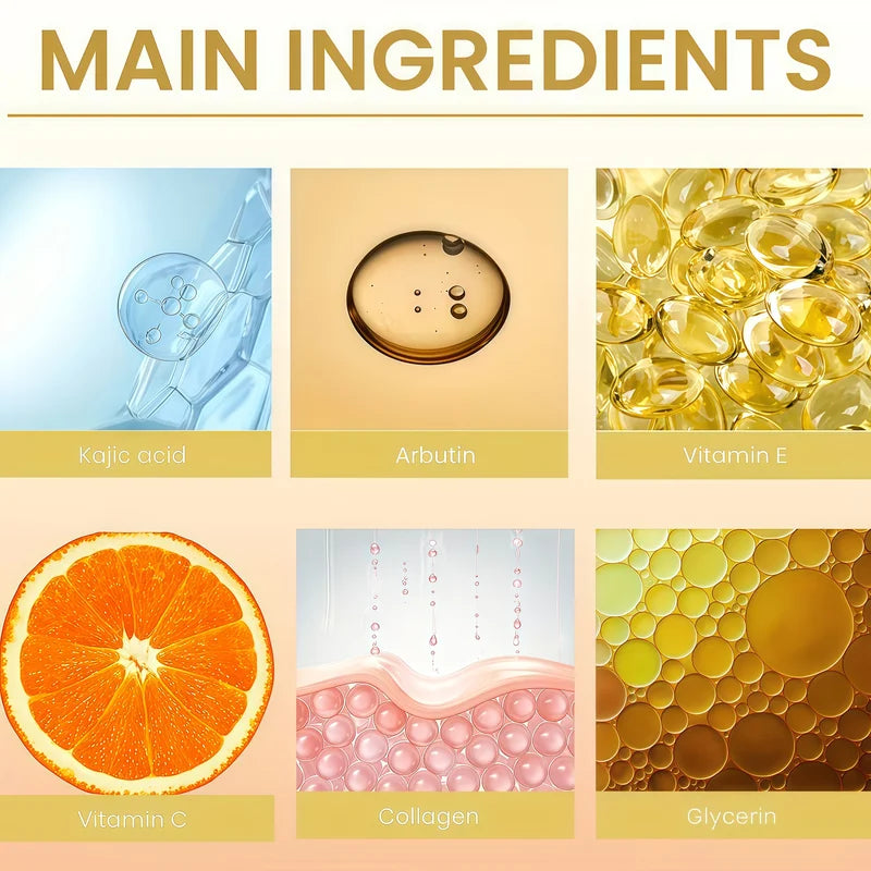 Kojic Acid Face Cream for Brightening Dark Spots & Even Skin Tone - Moisturizing, Non-Greasy, Day & Night Use