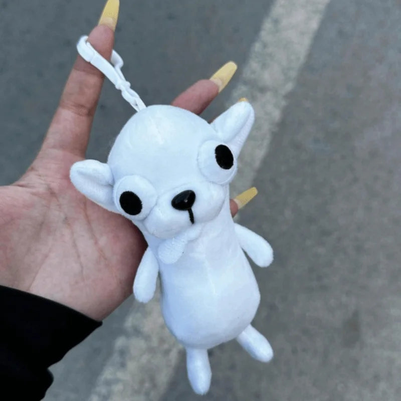 Realistic Chihuahua Plush Keychain Toy - 17cm Dog Plush Doll for Pets & Collectibles