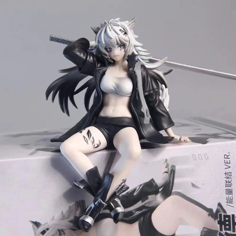 15cm Anime Arknights Amiya & Lappland PVC Action Figures Set - Kawaii Collectible Toys