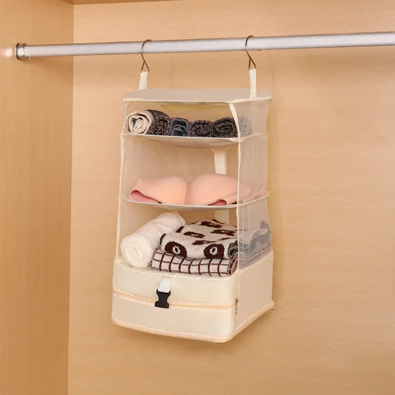 Hanging Travel Clothes Storage Bag Large Capacity Wardrobe Organizer for Business Trip