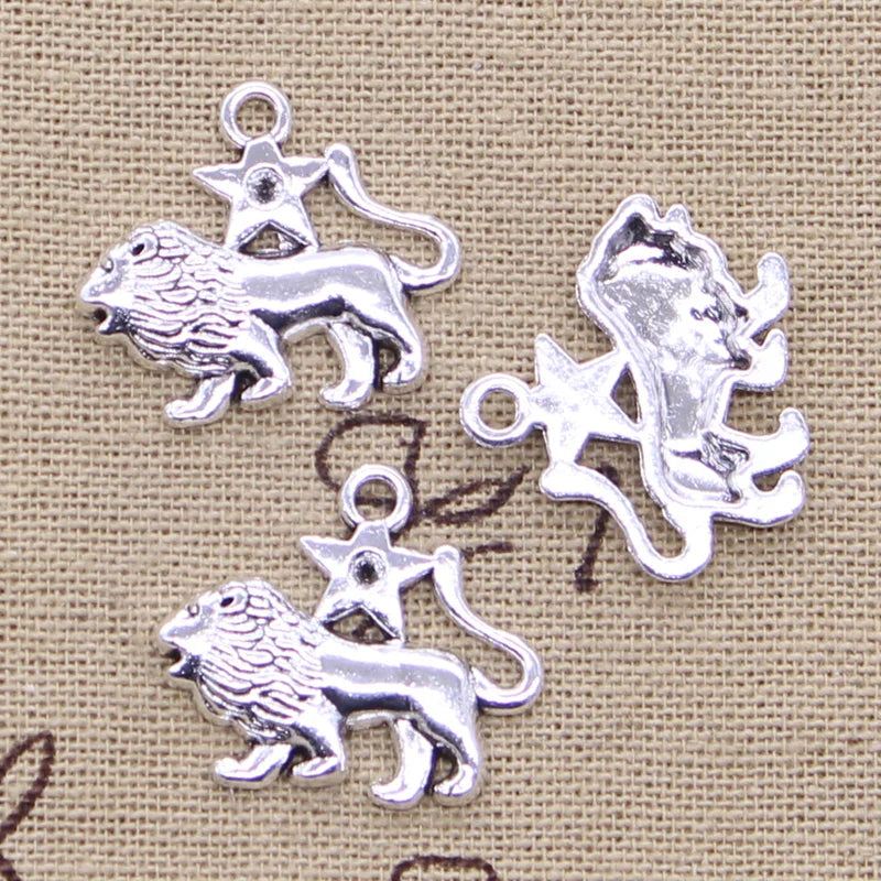 12pcs Zodiac Charm Pendant Set for DIY Jewelry - Capricorn Aquarius Aries Cancer Leo Libra Taurus Scorpio Sagittarius Gemini Pisces