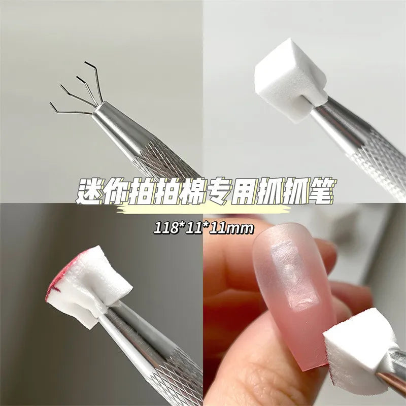 50PCS Nail Art Sponge Gradient Stamper Tools for Manicure DIY