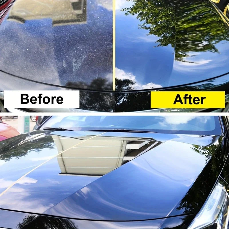 Black Car Wax 55g Nano Polishing Paste Scratch Repair & Hydrophobic Coating
