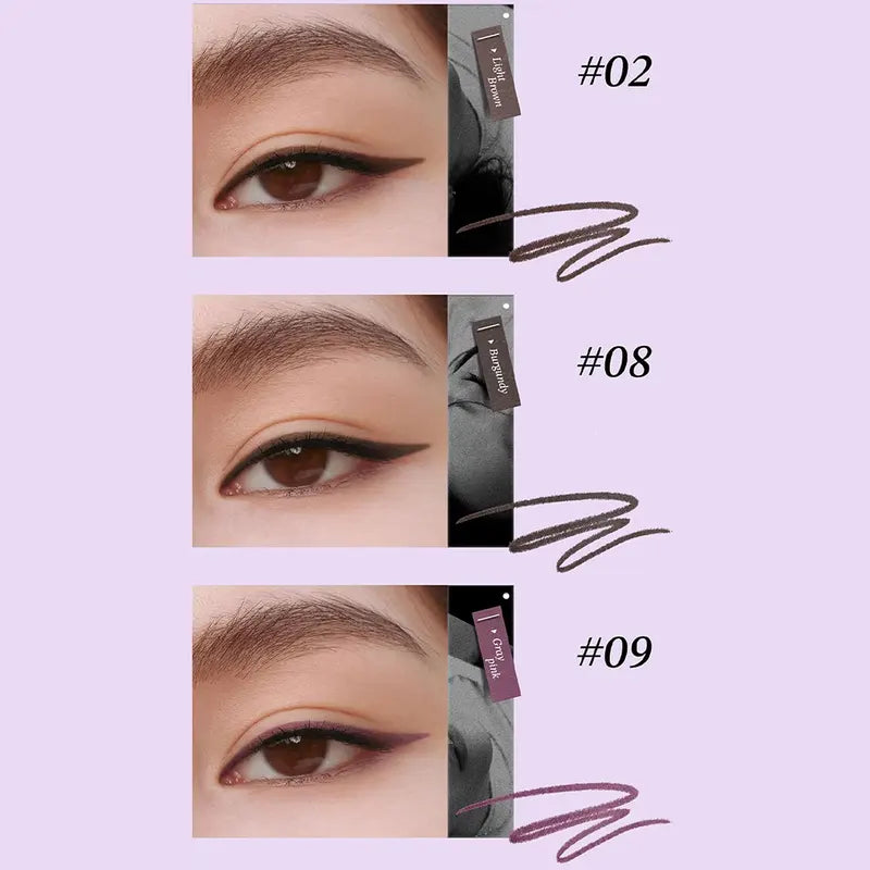Double-Headed Gel Eyeliner Set - Precise, Smudge-Proof, Beginner-Friendly