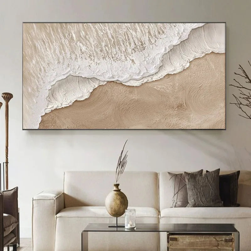 Abstract Large Size Handmade Oil Painting Landscape Wall Art for Living Room Decor