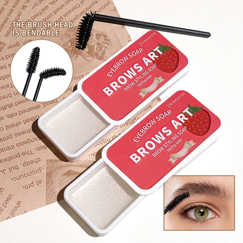 Eyebrow Styling Cream Clear Long-Lasting Wax & Soap for Natural 3D Shape