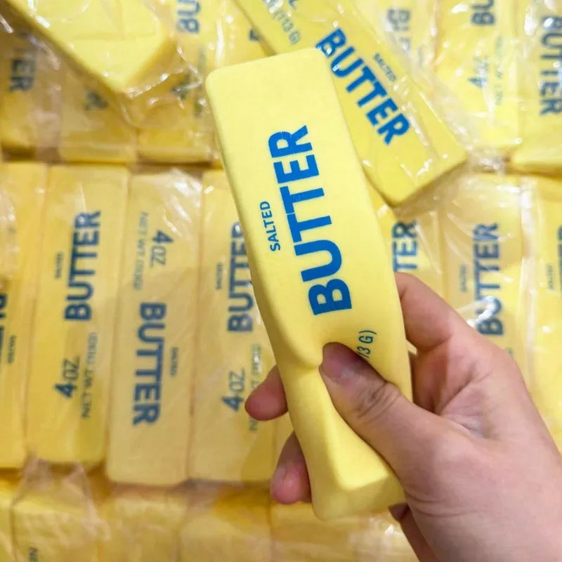 Butter Stick Squishy Toy Set - Soft Slow Rising Fake Food Sensory Stress Relief for All Ages
