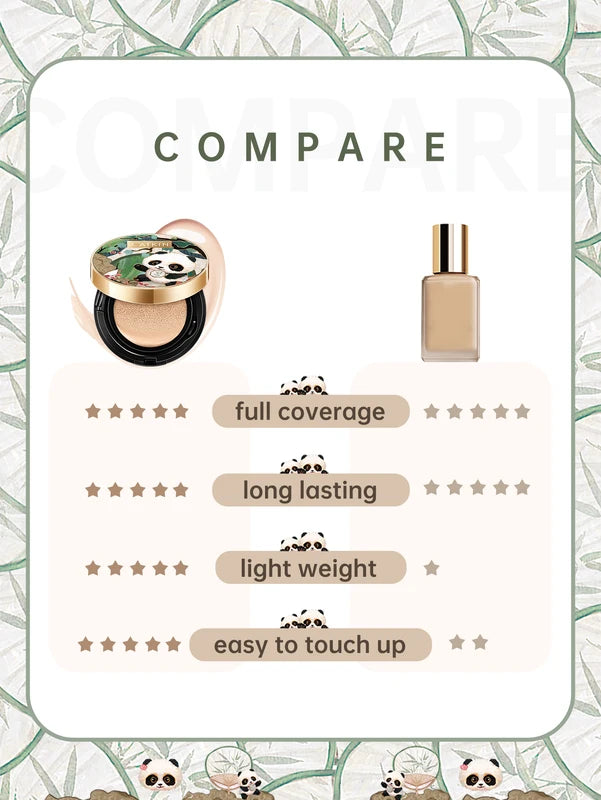 Catkin Full Coverage Cushion Foundation for Sensitive Skin - Breathable, Hydrating & Nourishing Makeup