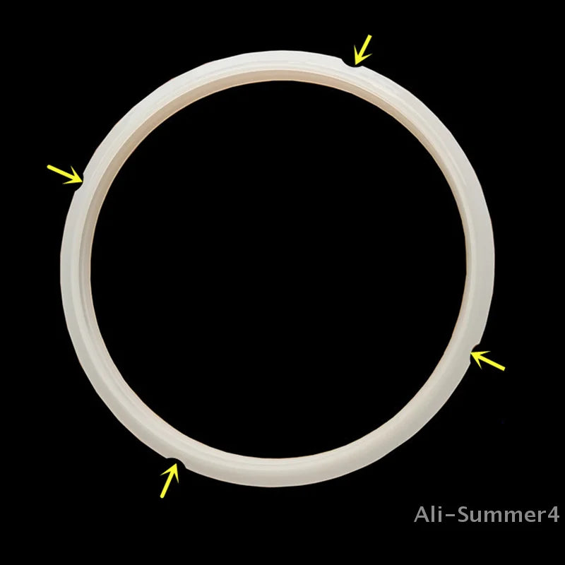 Silicone Gasket Seal Ring for Electric Pressure Cookers 2-6L Replacement