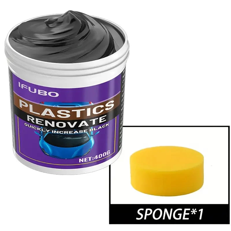 Heavy Duty Automotive Plastic Repair Wax - Scratch Removal & Rapid Renewal for Cars and Trucks