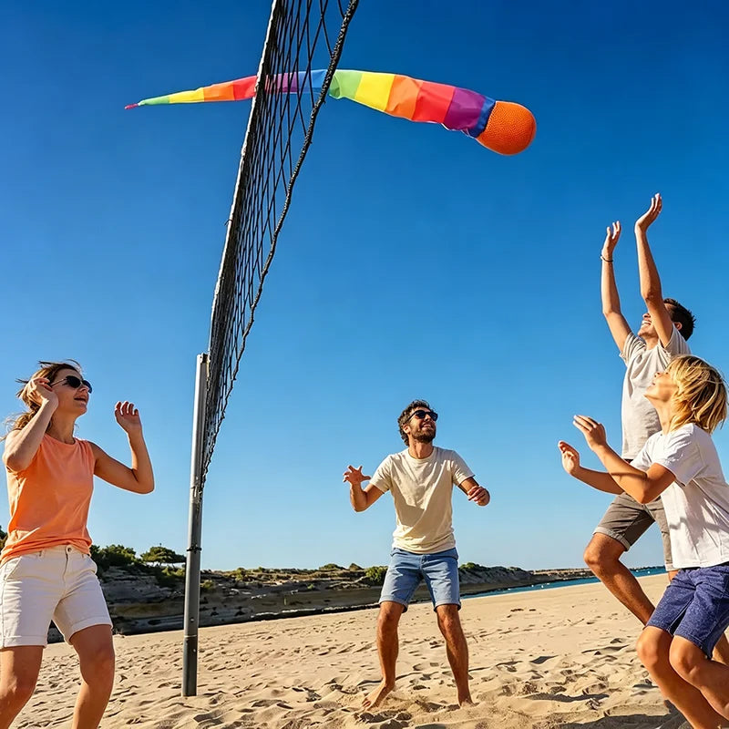 Rainbow Ribbon Sandbag Throwing Balls for Outdoor Group Fitness & Play
