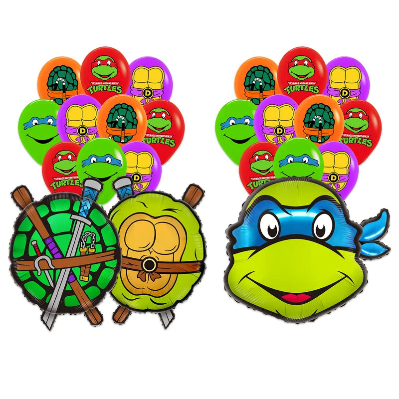 Teenage Mutant Ninja Turtles Balloon Set for Kids Birthday Party Decorations