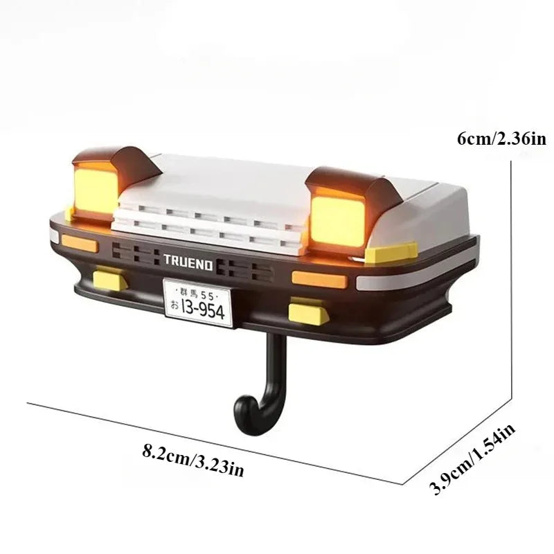 Car Headlight Wall Key Holder - Wall-Mounted Car Enthusiast Gift Accessory