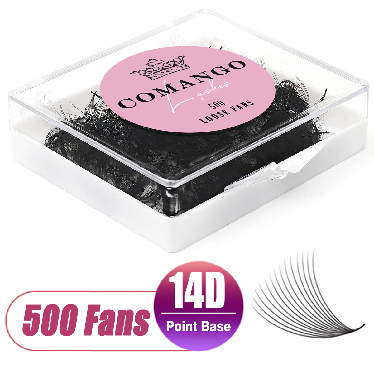 False Eyelash Extensions Premade Volume Fans 3D 6D 7D 10D 12D 14D Wide Bouquet