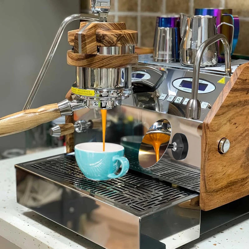 Stainless Steel Coffee Extraction Viewer Mirror with Magnetic Base for Espresso