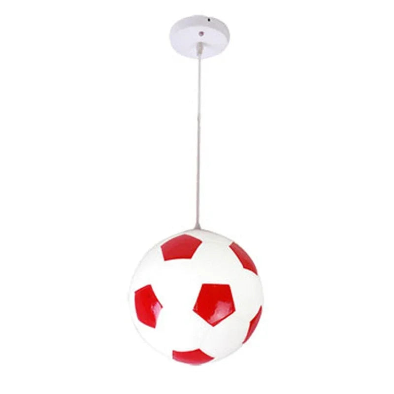 Creative Modern Football Glass Light Fixture for Children's Bedroom & Kids Room Decor
