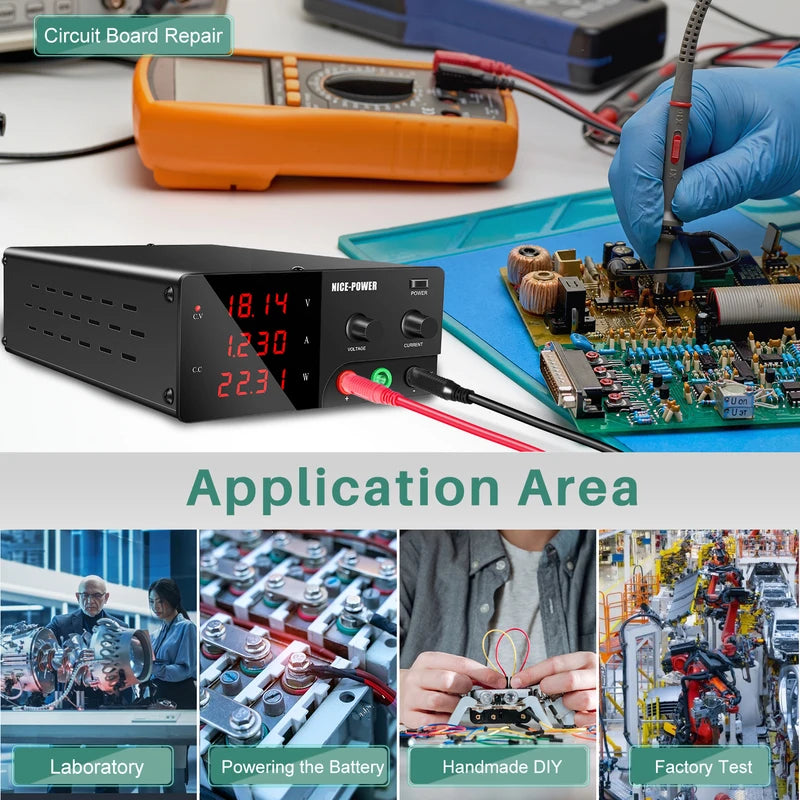 Adjustable Laboratory Power Supply 60V 20A Digital Bench Power Source