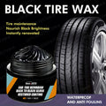 Car Tire Restorer Wax Kit - Long-Lasting Black Gloss & Plastic Renovation