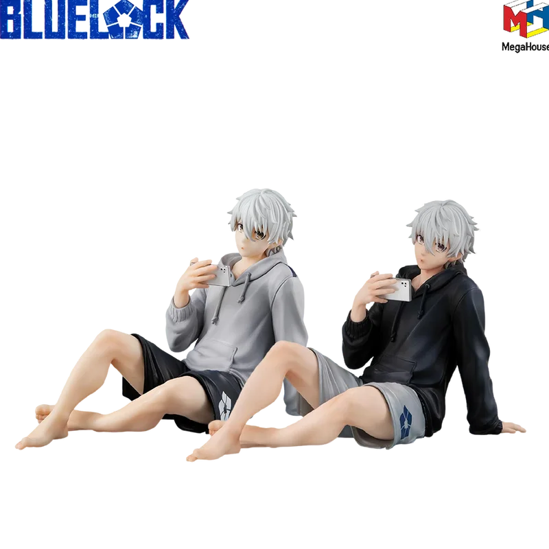 Blue Lock Action Figures Nagi Seishiro Anime Sitting Figurine PVC Collectible Model Kids Toy