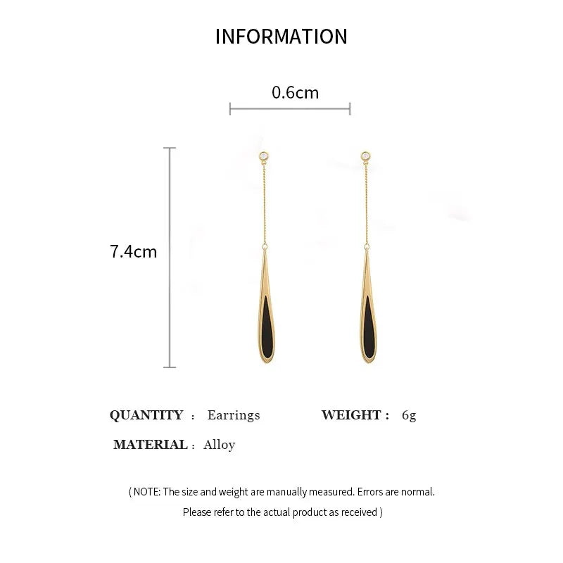 Simple Geometric Square Drop Earrings for Women Gold & Bronze Color Party Jewelry