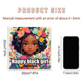 Black Coloring Book for Dark-Skinned Girls - Thick Pages Creative Expression