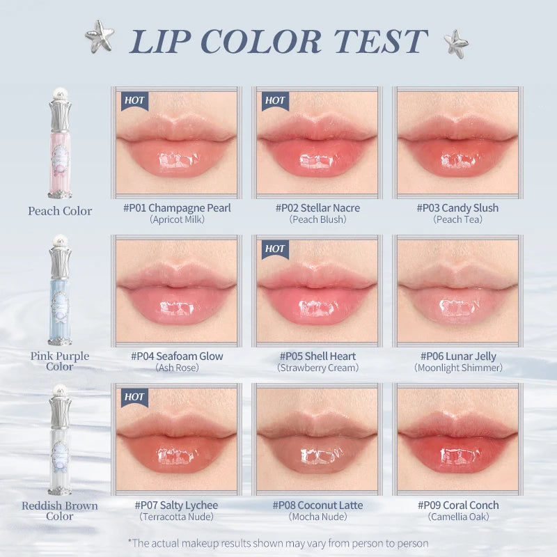 Nourishing Lip Gloss Collection with Multiple Colors - Flower Knows Shells Collection