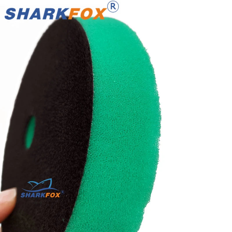 Car Polishing Pads Set - 5 Pieces 5 & 6 Inch Wool & Sponge Buffing Pads for Buffer Polisher Waxing
