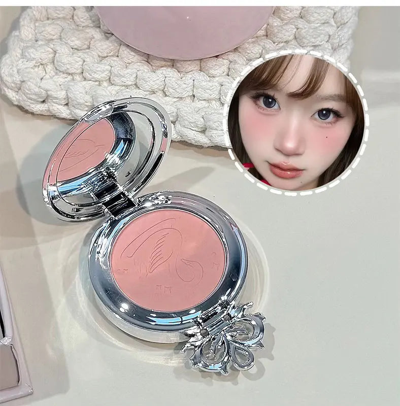 Makeup Kit with Lip Gloss Face Blush Powder Eye Shadow & Contour Palette - Includes Necklace