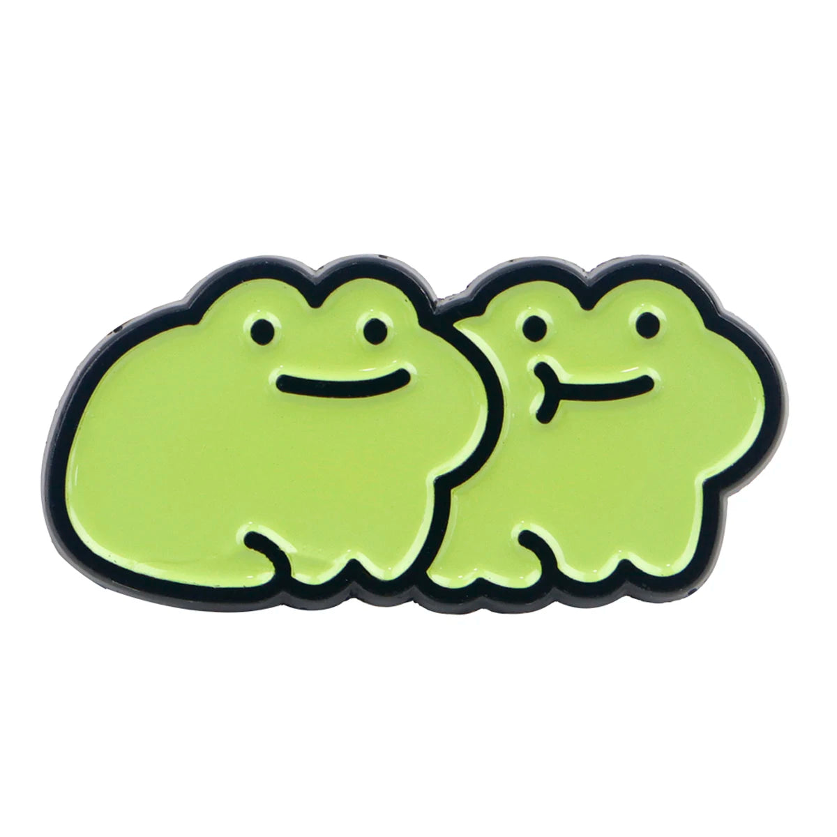 Cute Frog Enamel Pin Cartoon Animal Badge for Backpack, Jacket, or Costume