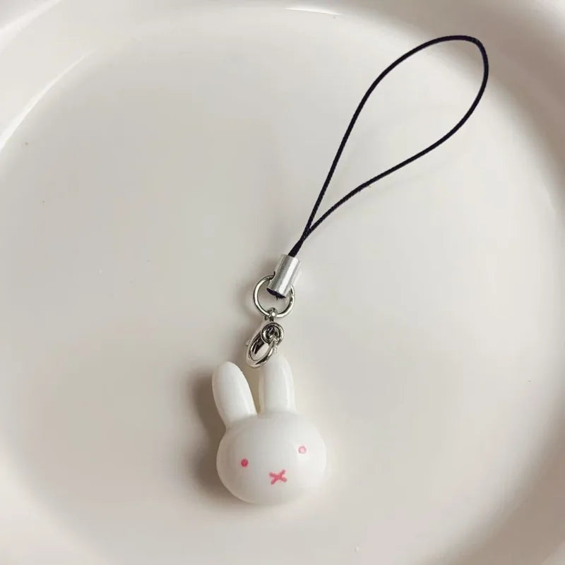 Kawaii Miffy Couple Pendant Keychain & Backpack Decoration Cartoon Rabbit Toy