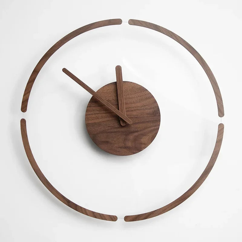 Nordic Minimalist 14-Inch Wall Clock Silent Quartz Living Room Office Decor